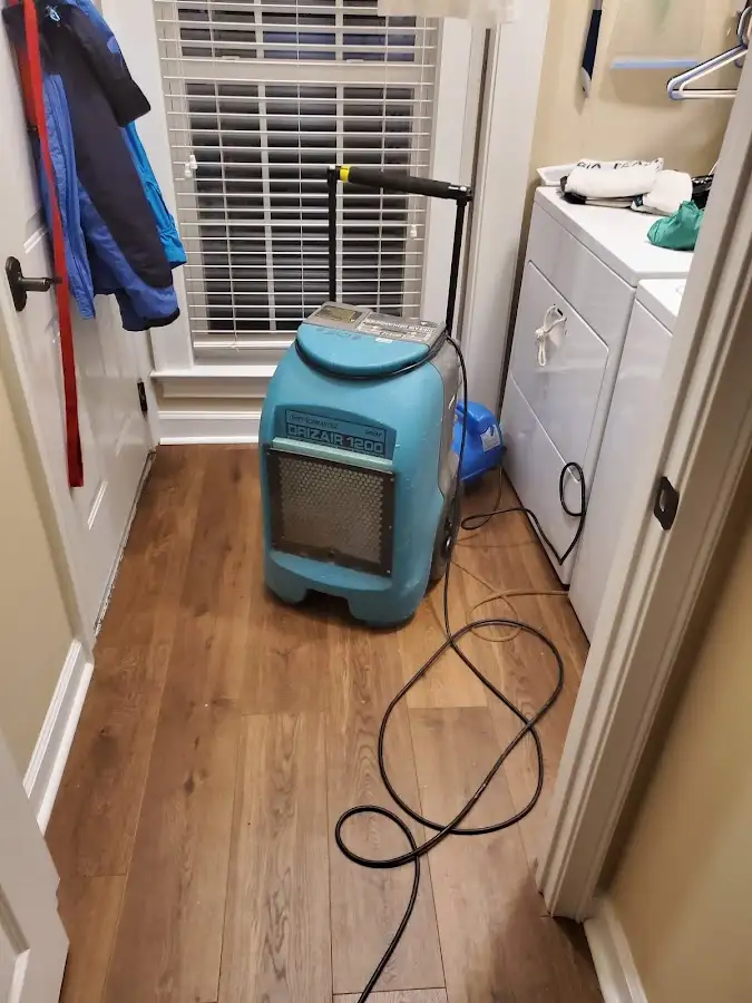 Commercial dehumidifier deployed for Flood Damage Cleanup in Lewistown